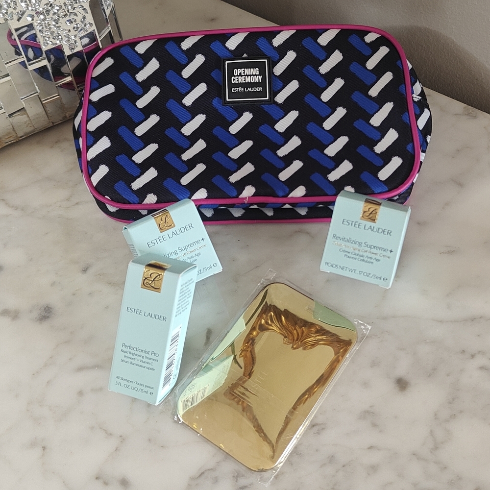 Opening Ceremony + Estee Lauder Premium Skin Care & Cosmetic Bag | 5 Pieces - Picture 6 of 7